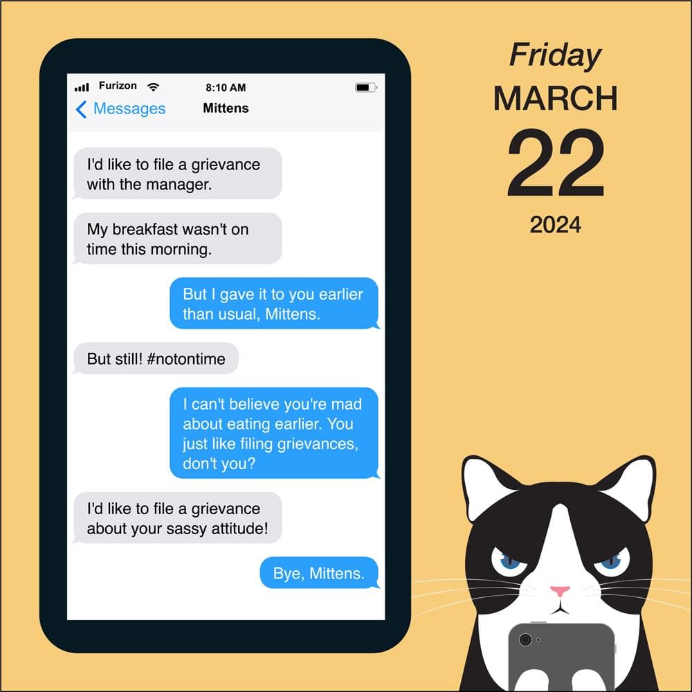 Texts from Mittens the Cat 2024 Box Calendar product image