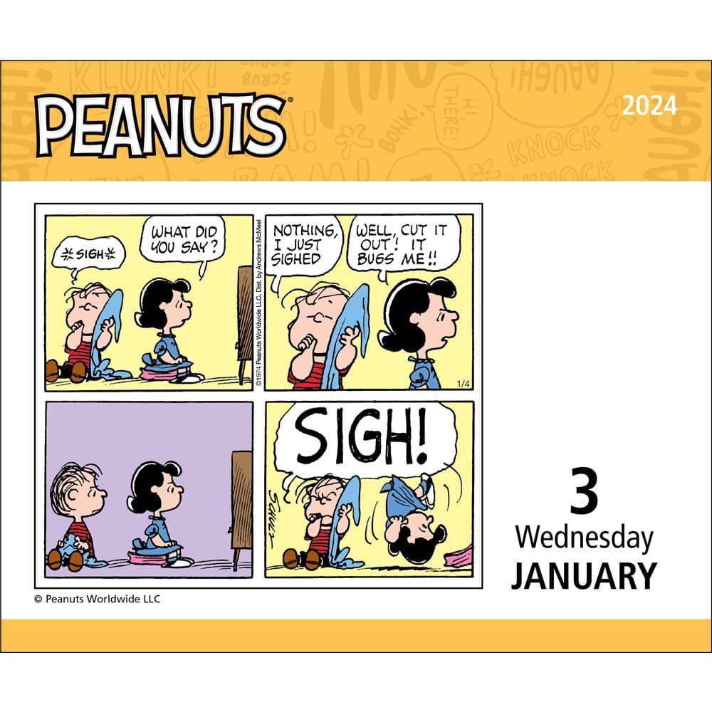 Peanuts 2024 Box Calendar product image