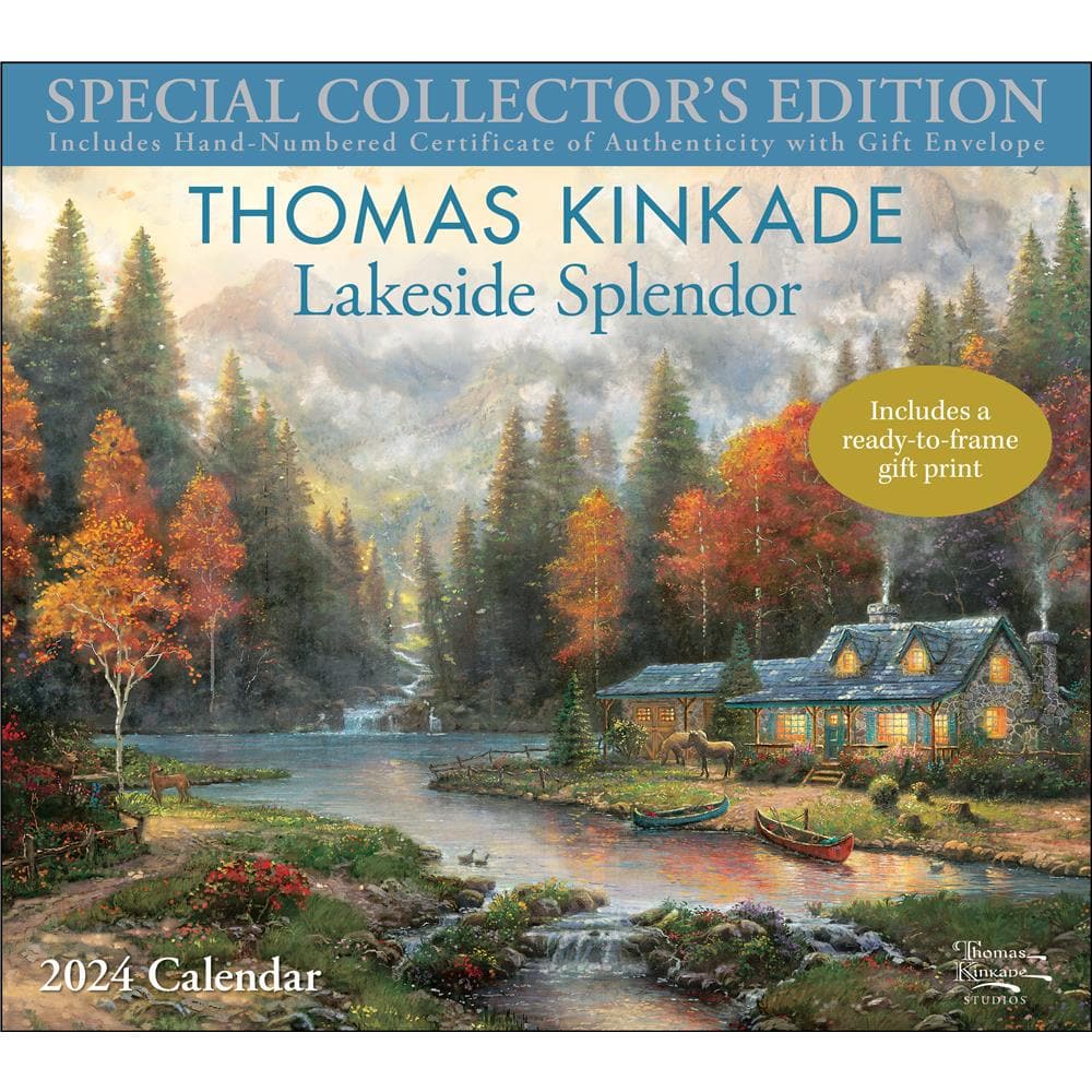 Kinkade 2024 Special Edition with Print Wall Calendar product image