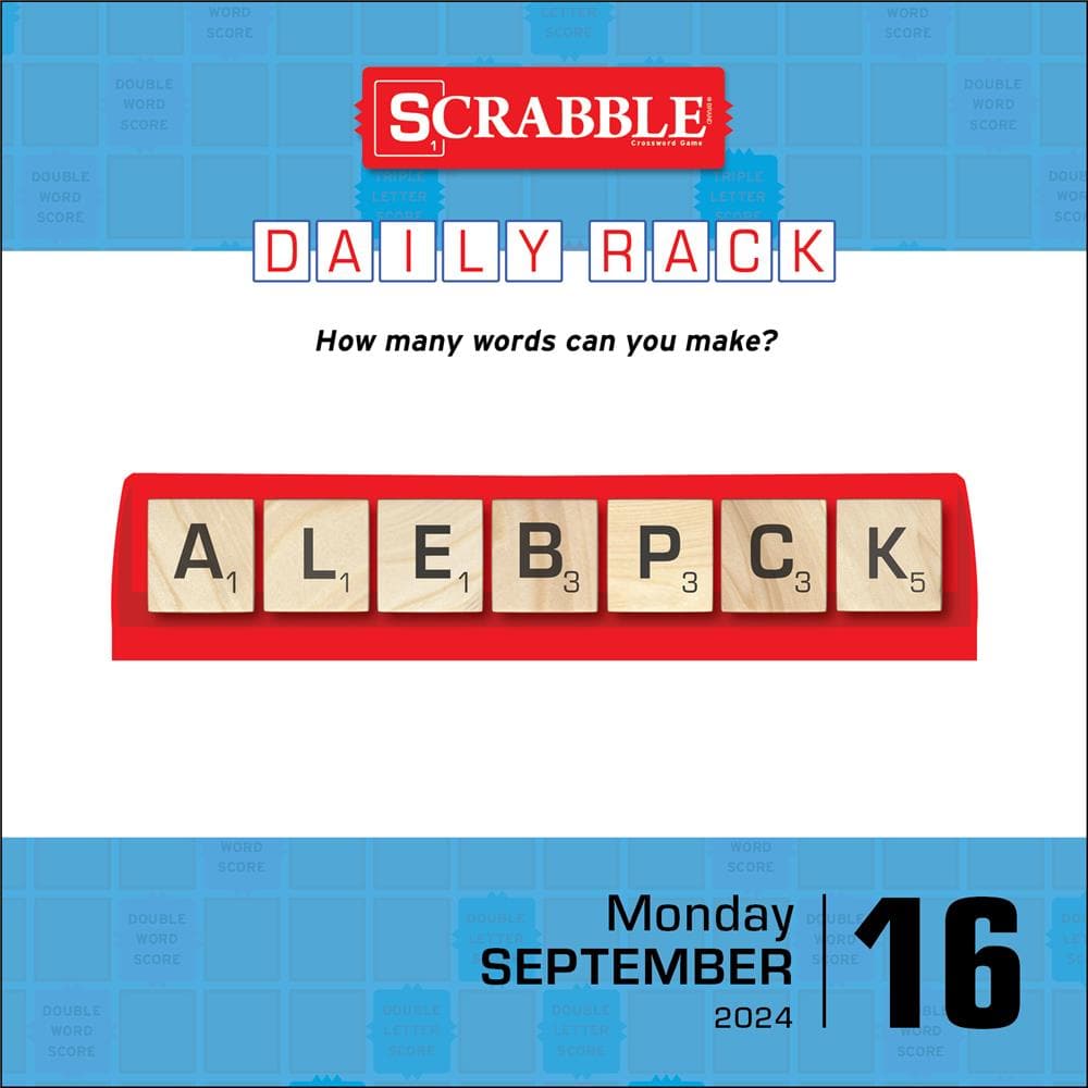 Scrabble 2024 Box Calendar - Online Exclusive product image