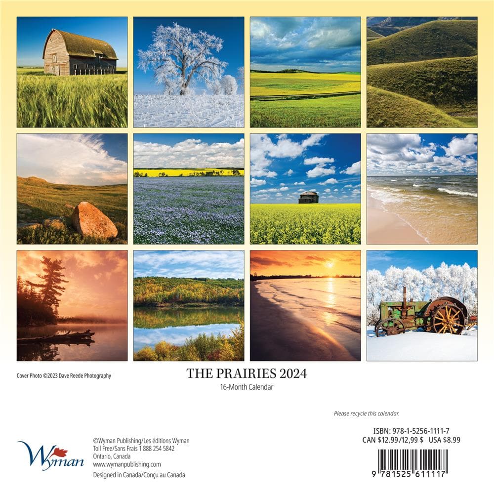 Prairies 2024 Mini Calendar product image