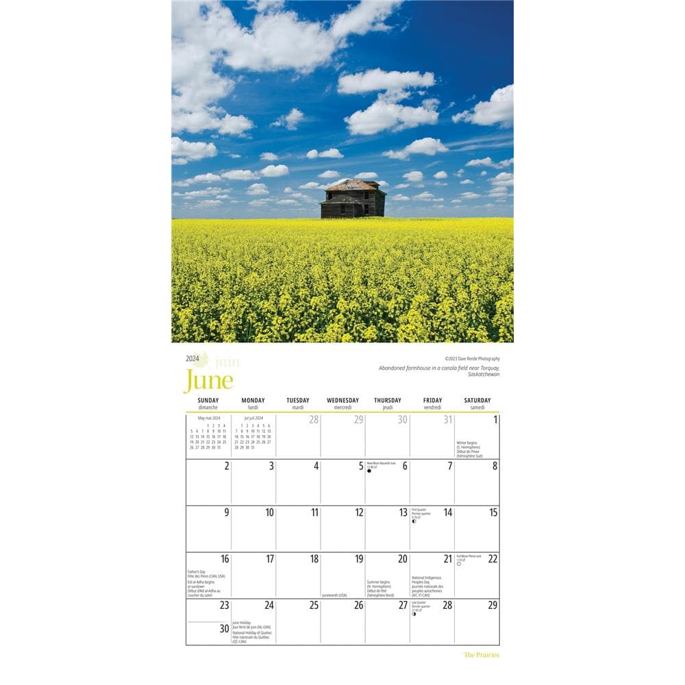 Prairies 2024 Mini Calendar product image