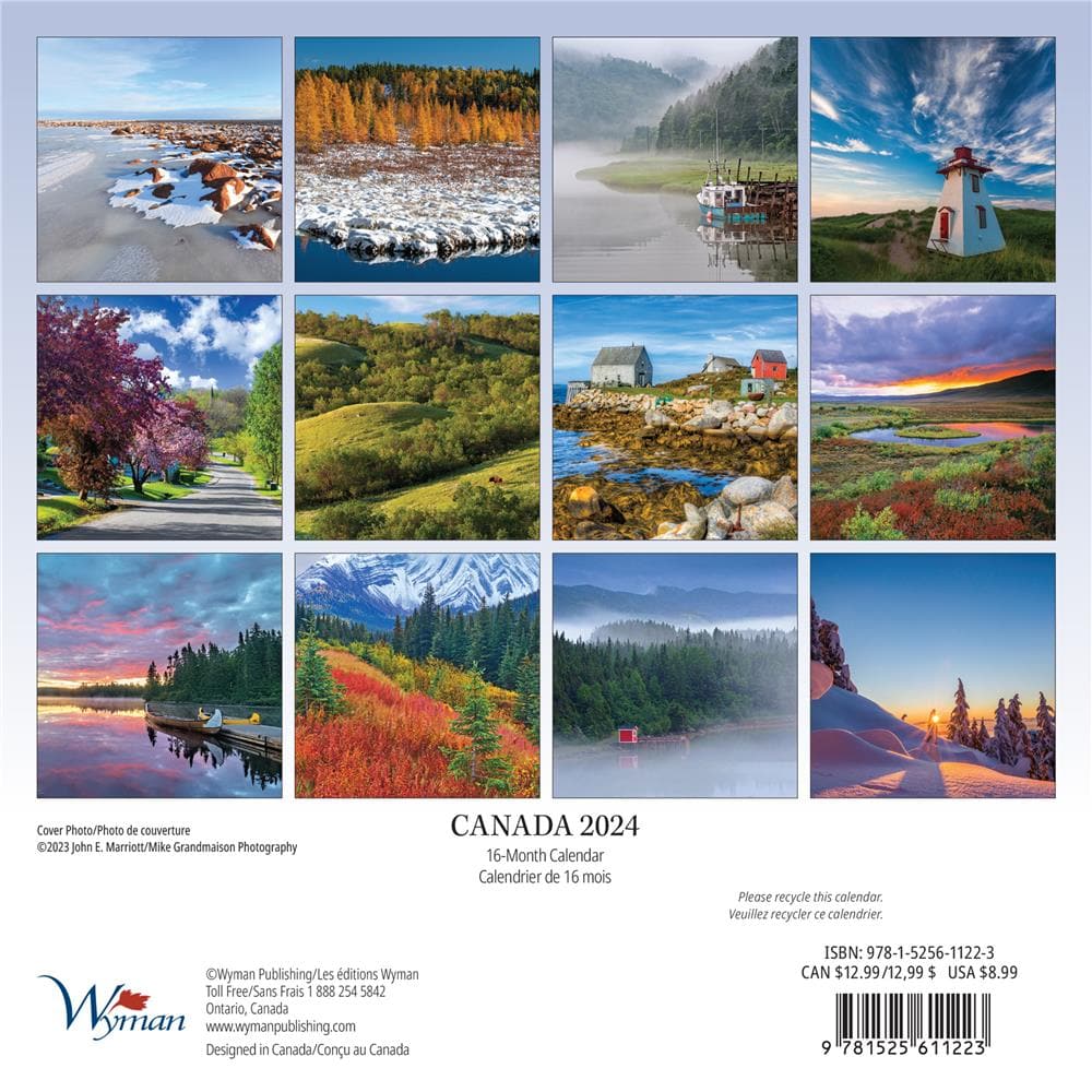 Canada 2024 Mini Calendar product image