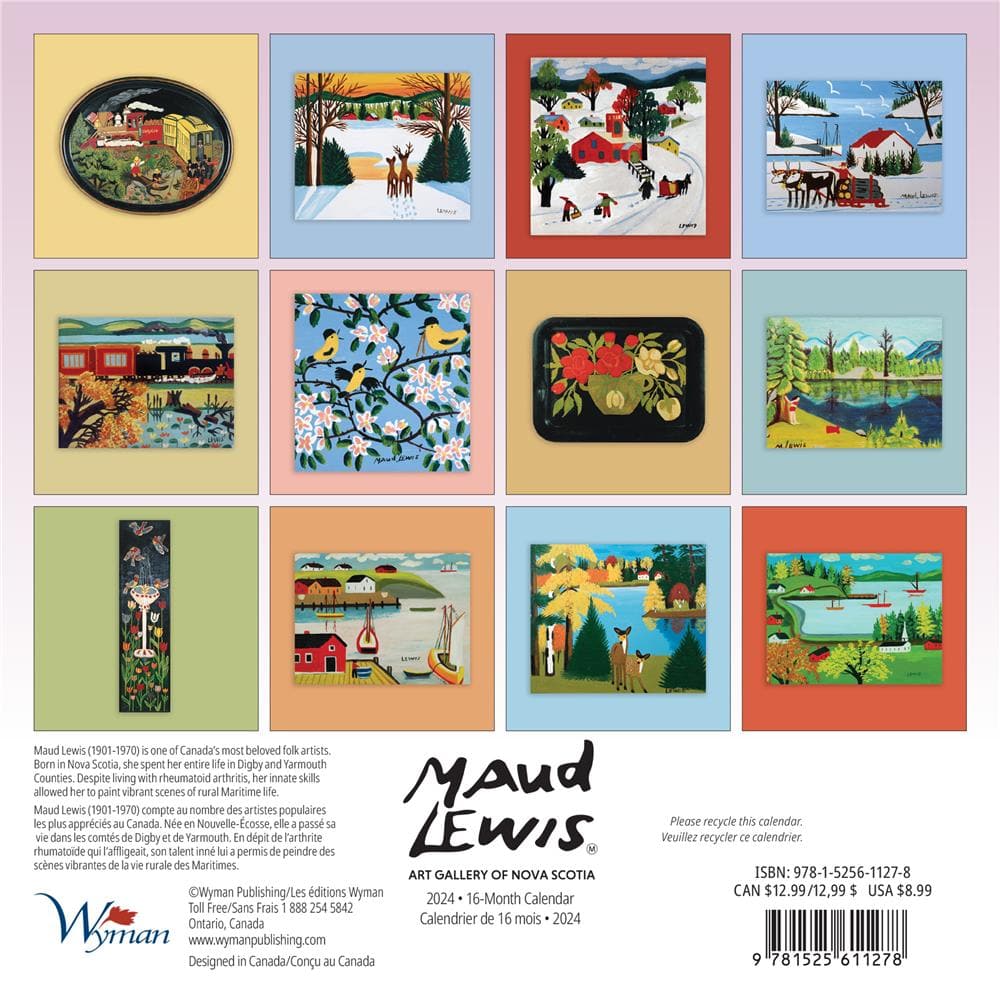 Maud Lewis 2024 Mini Calendar product image