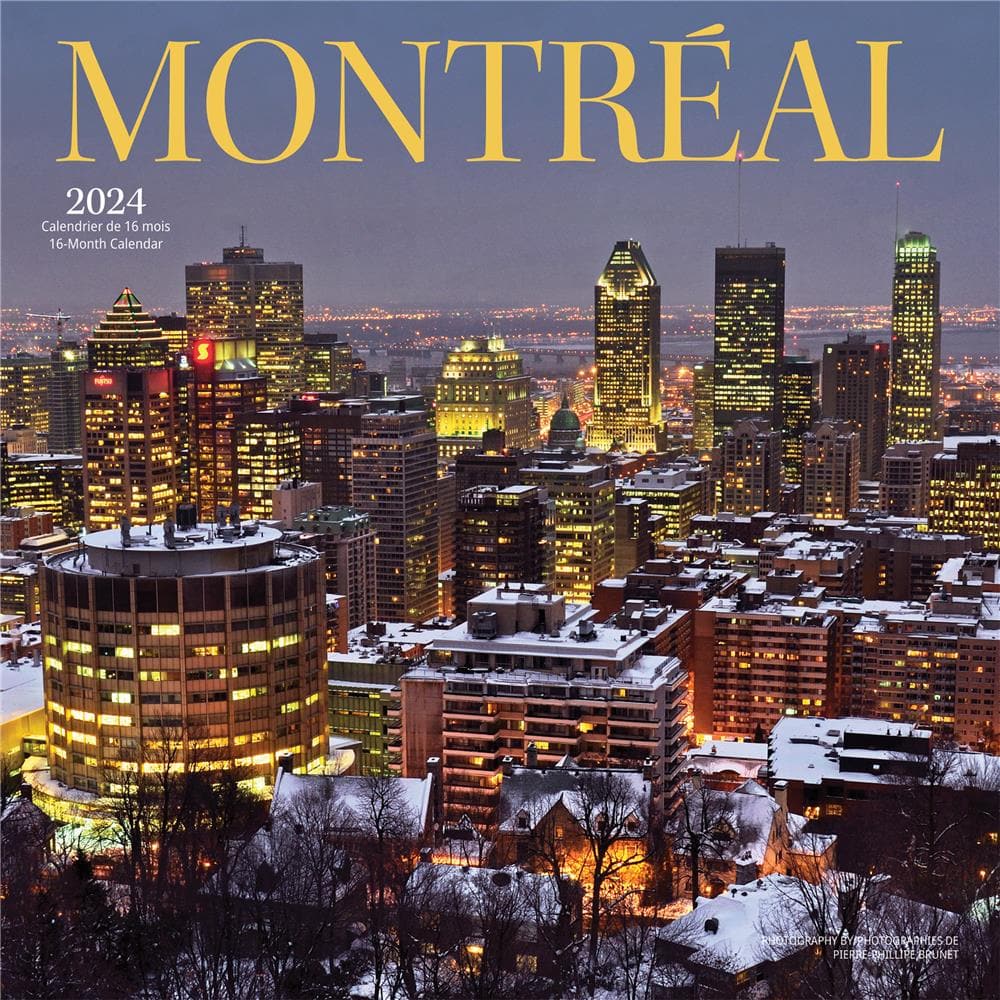 Montreal 2024 Bilingual Wall Calendar product image