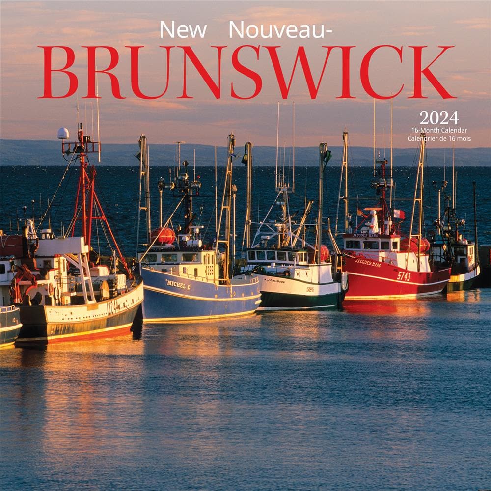 New Brunswick 2024 Bilingual Wall Calendar product image