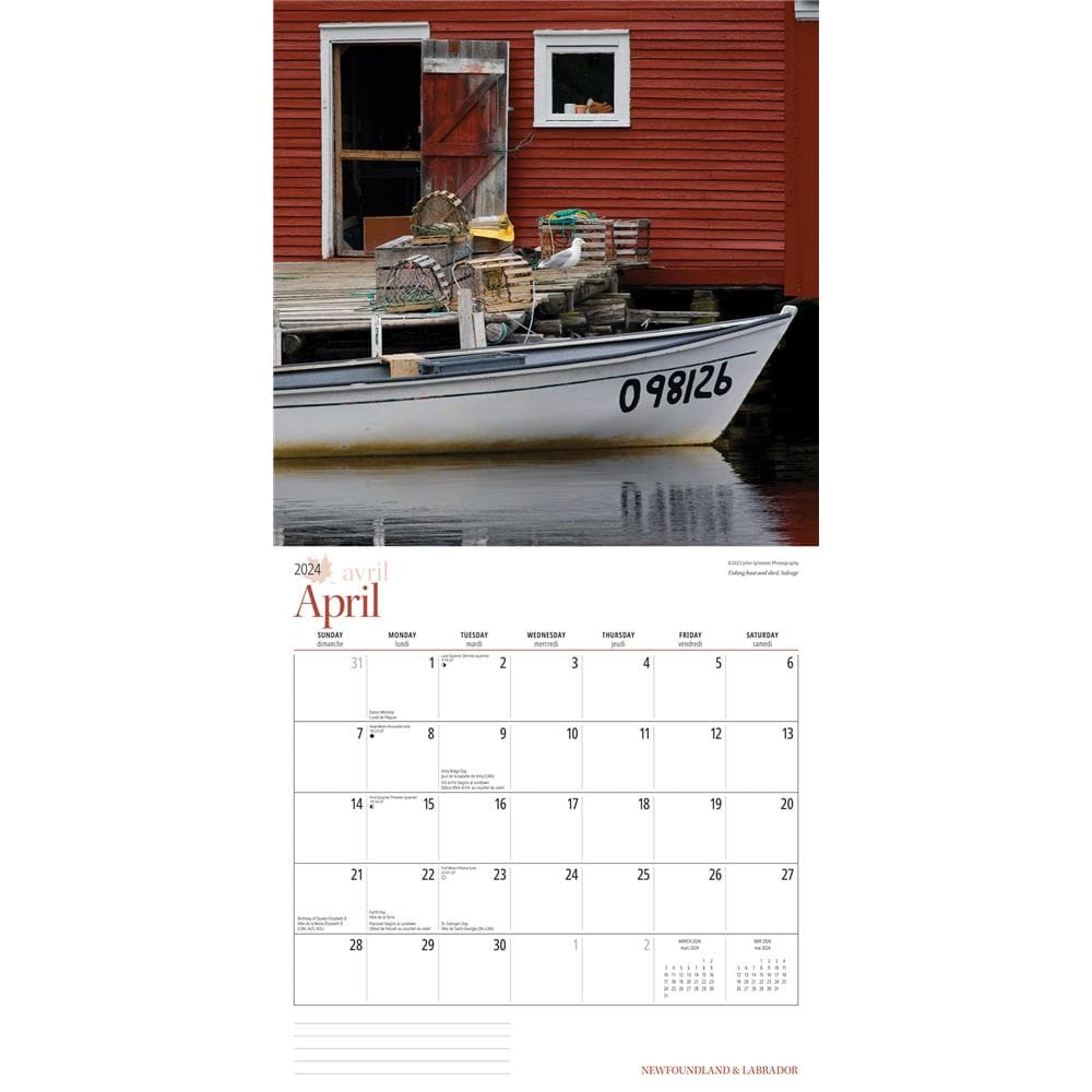 Newfoundland and Labrador 2024 Wall Calendar product image