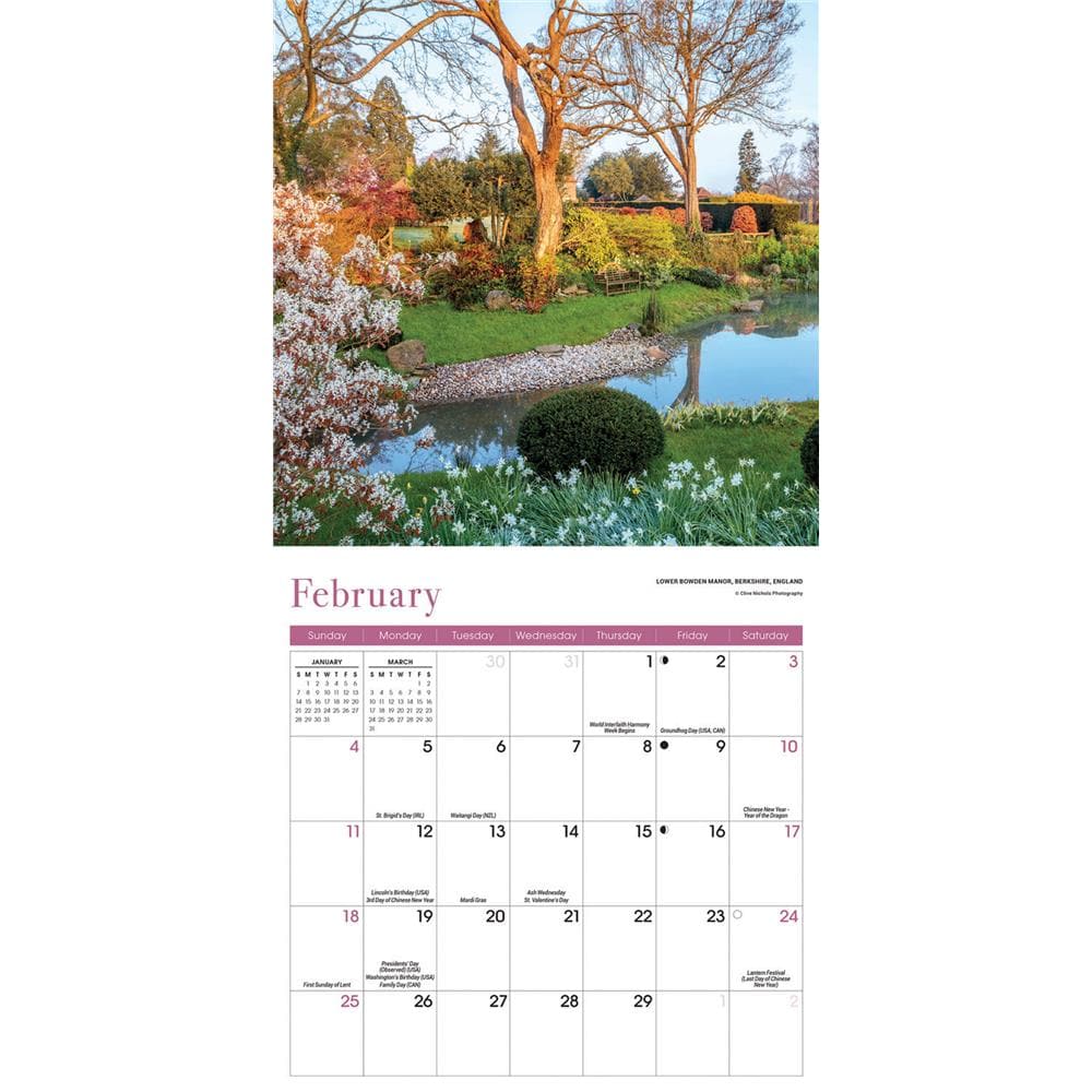Gardens 2024 Mini Calendar product image