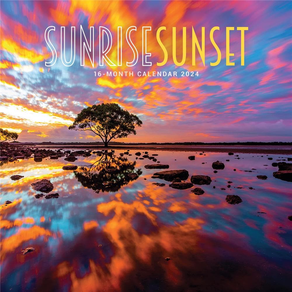 Sunrise Sunset 2024 Wall Calendar product image