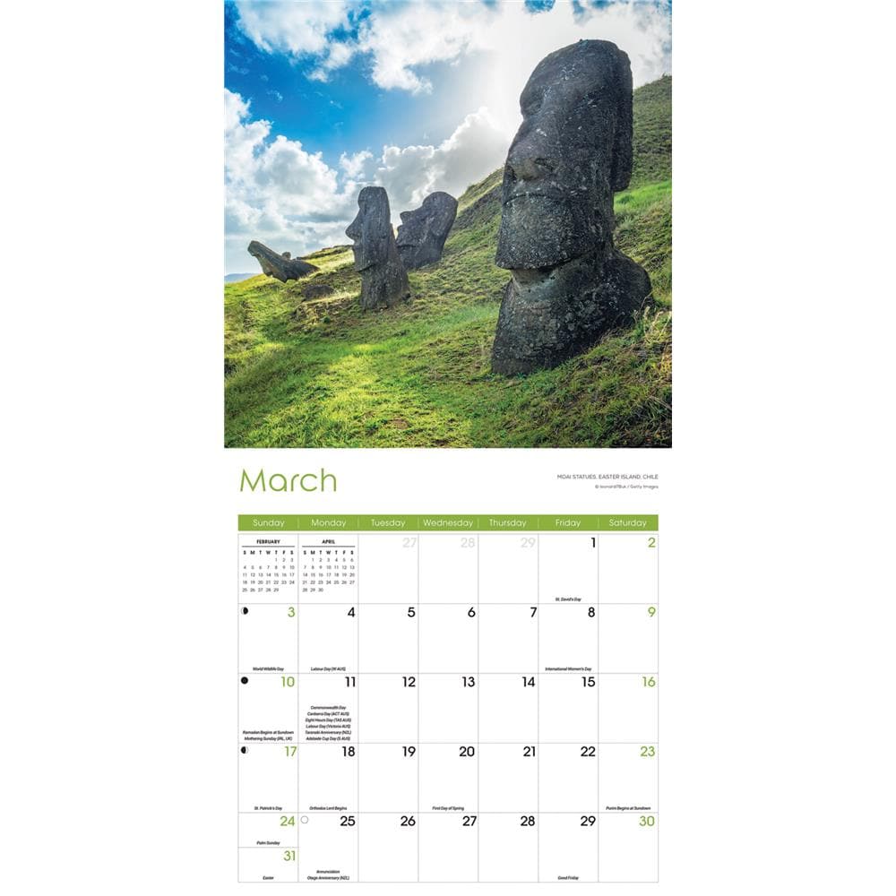 World Wonders 2024 Wall Calendar product image