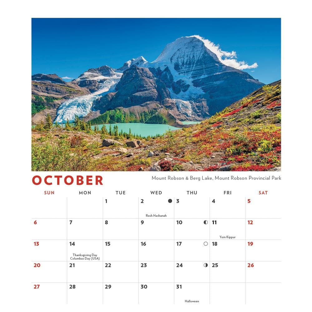 Canadian Rockies 2024 Easel Calendar product image