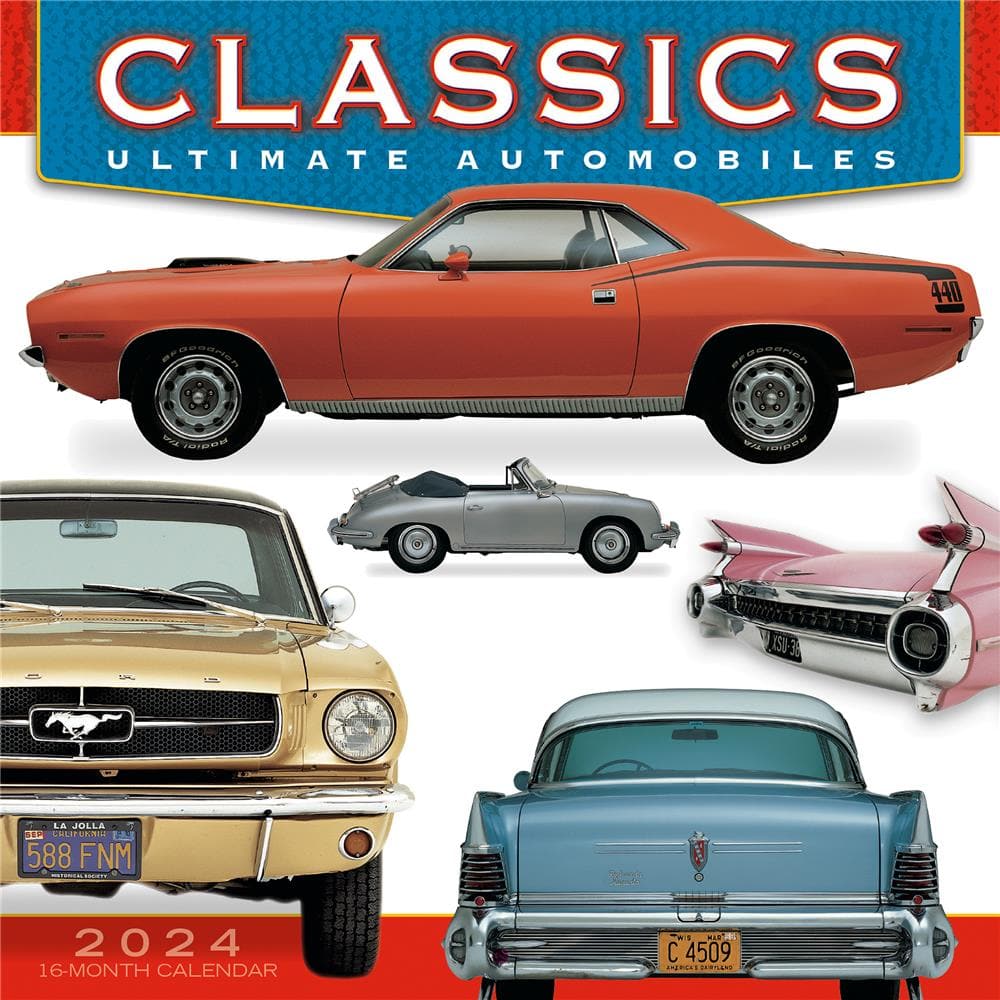 Classics Ultimate Automobiles 2024 Wall Calendar product image