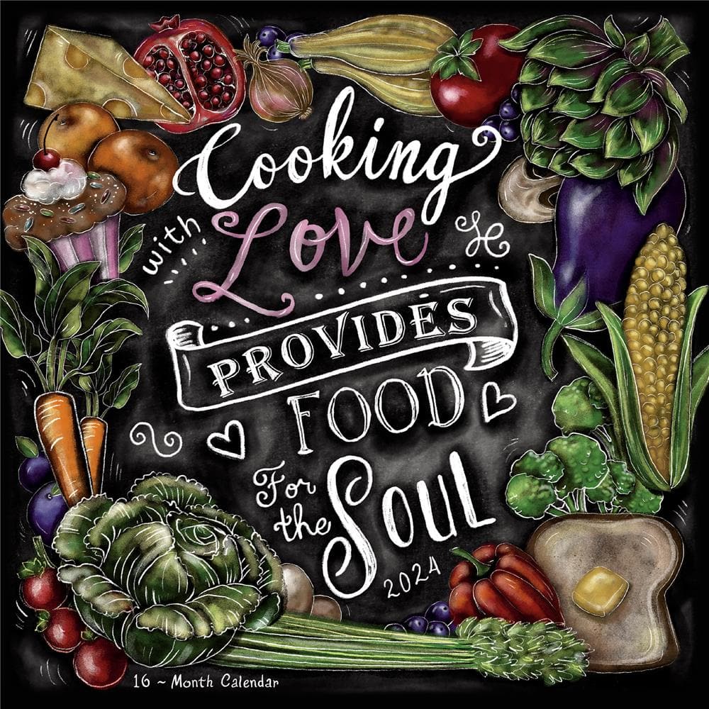 Cooking with Love Provides Food for the Soul 2024 Wall Calendar product image