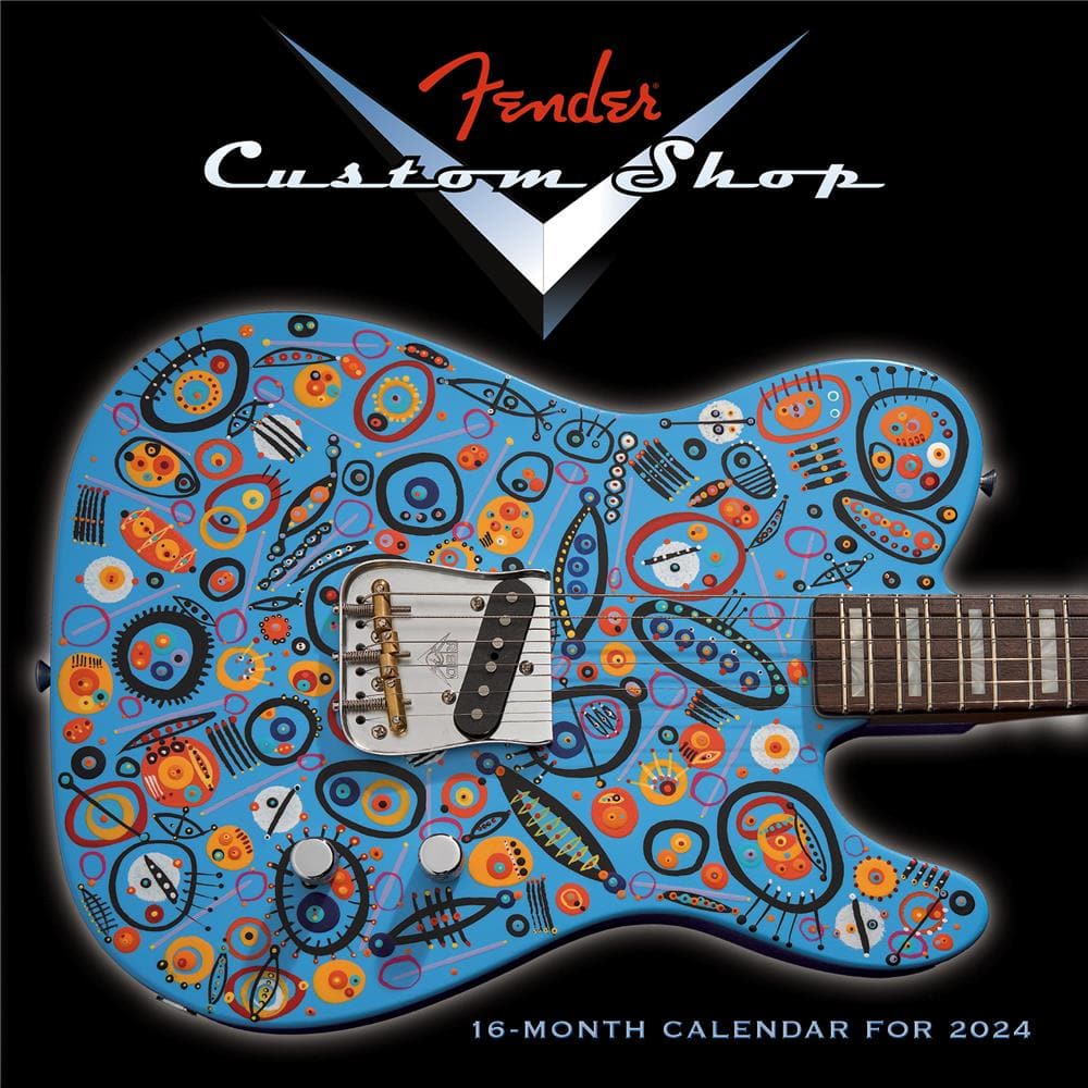 Fender Guitars Custom Shop 2024 Wall Calendar product image