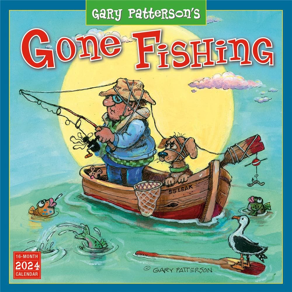 Gone Fishing Patterson 2024 Wall Calendar product image