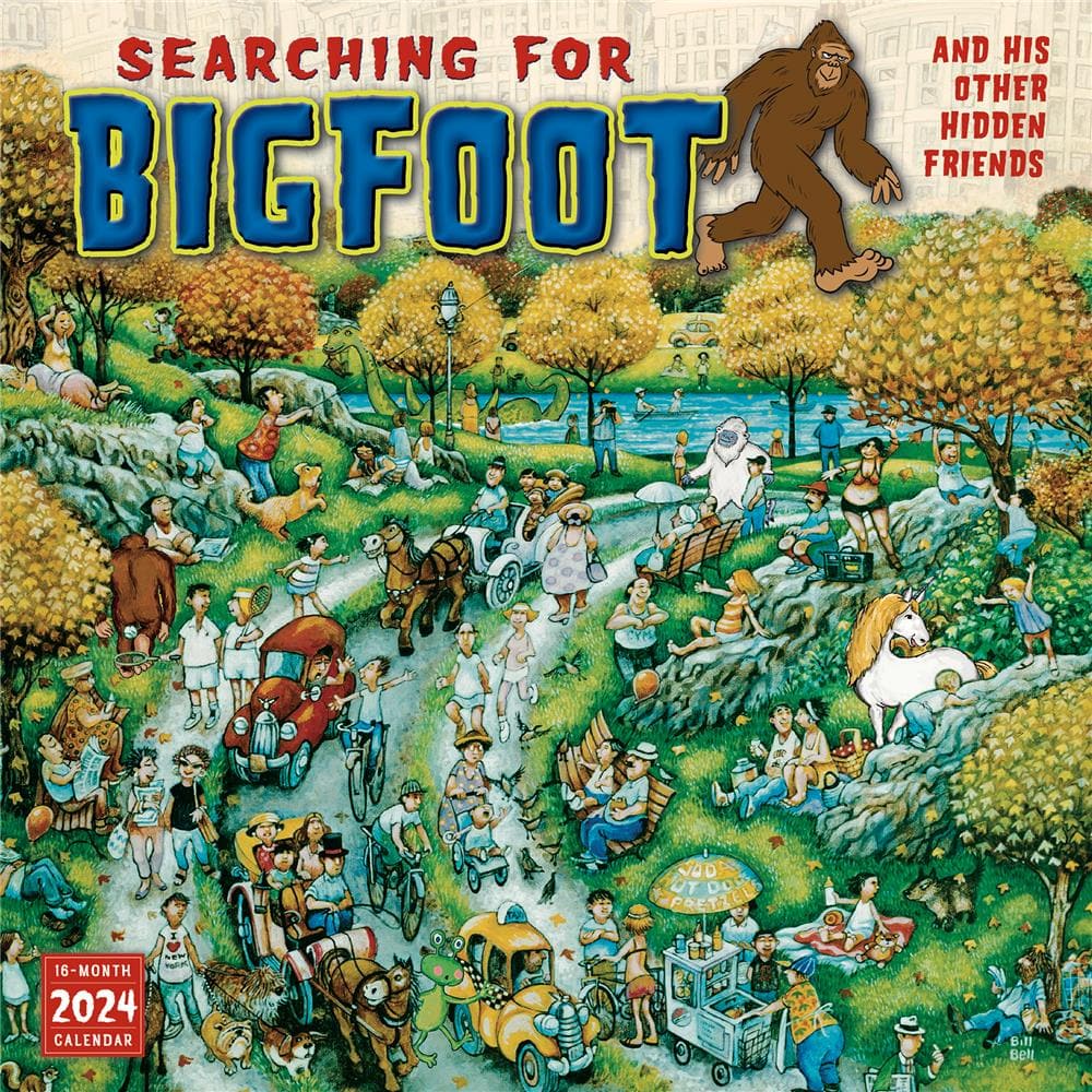 Searching for Bigfoot and His Other Hidden Friends 2024 Wall Calendar product image