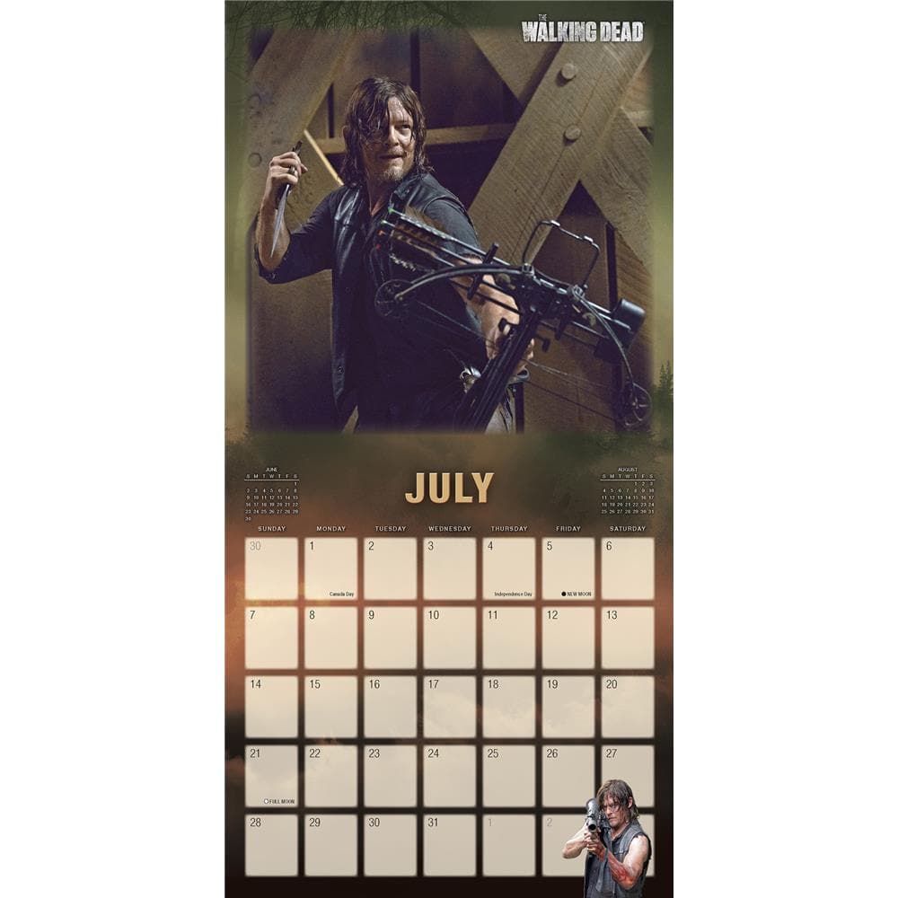 The Walking Dead Daryl Dixon 2024 Wall Calendar product image