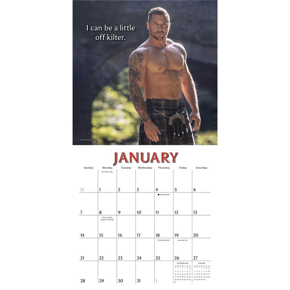 Kilty Pleasures 2024 Mini Calendar product image