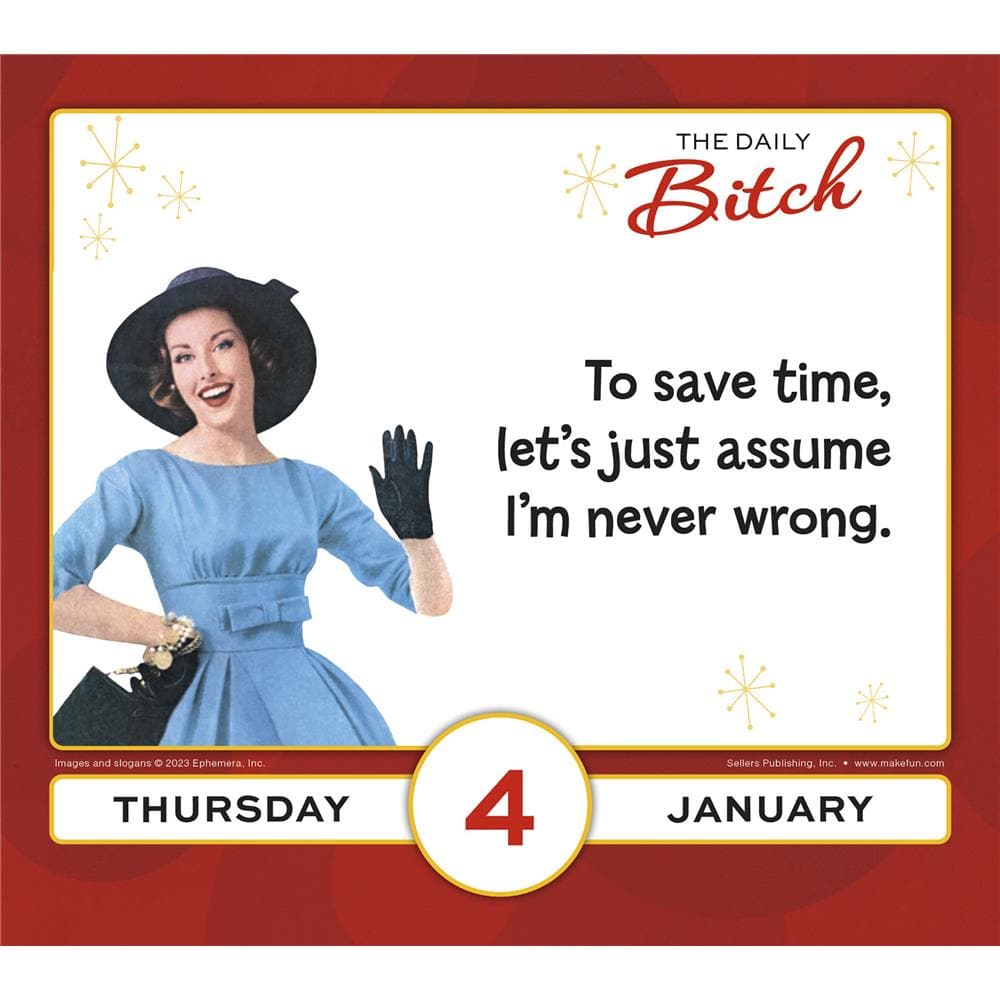 Daily Bitch 2024 Box Calendar product image