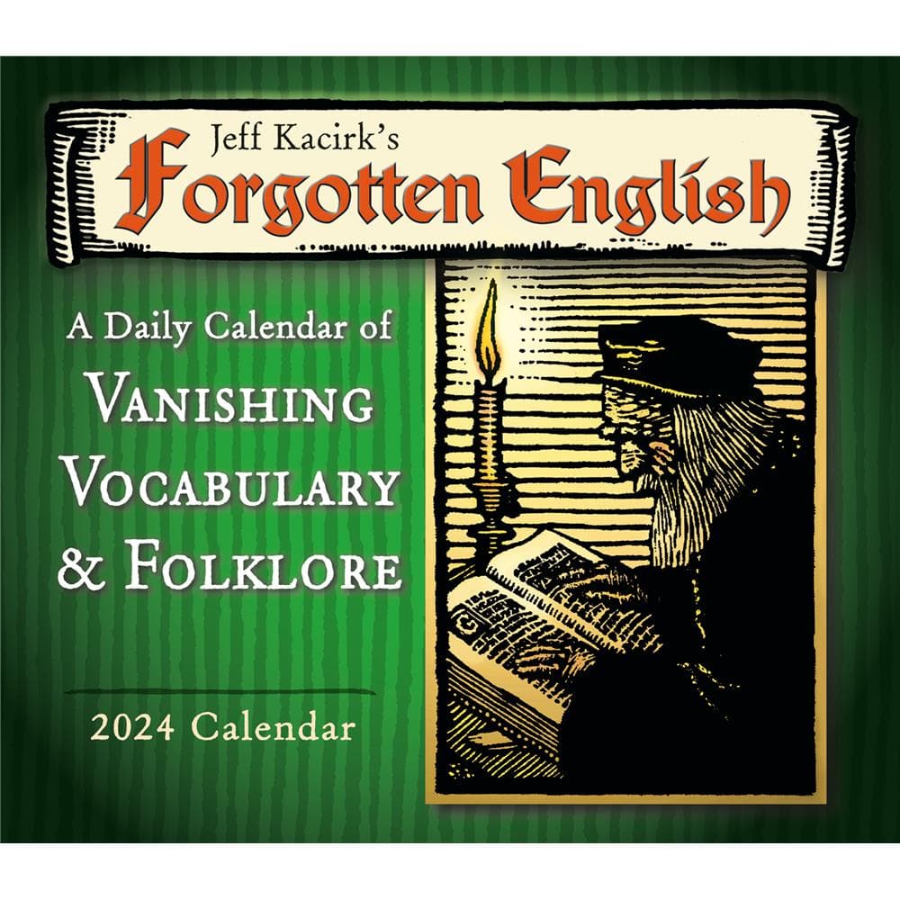 Forgotten English 2024 Box Calendar product image