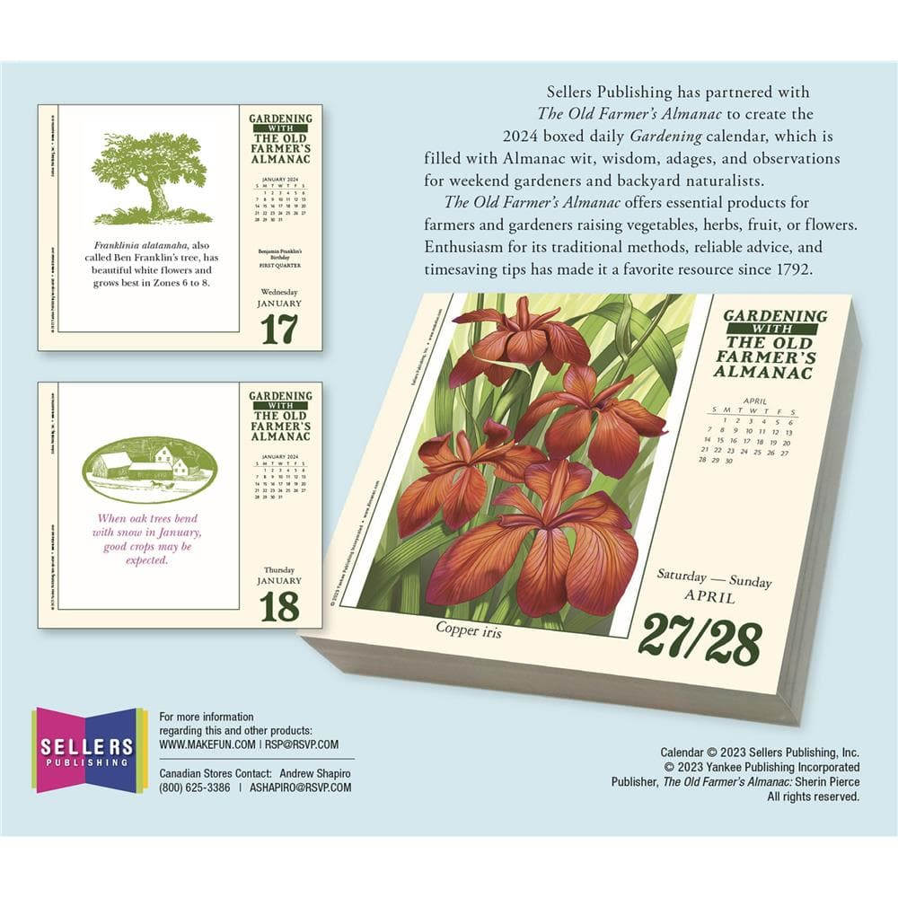 OFA Gardening 2024 Box Calendar product image