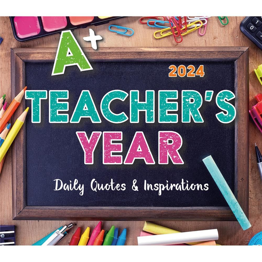 Teachers Year 2024 Box Calendar  product image
