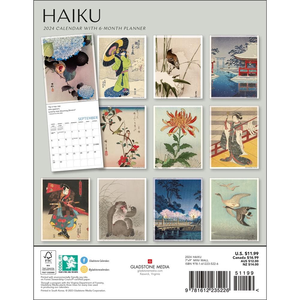 Haiku 2024 Big Mini Calendar product image