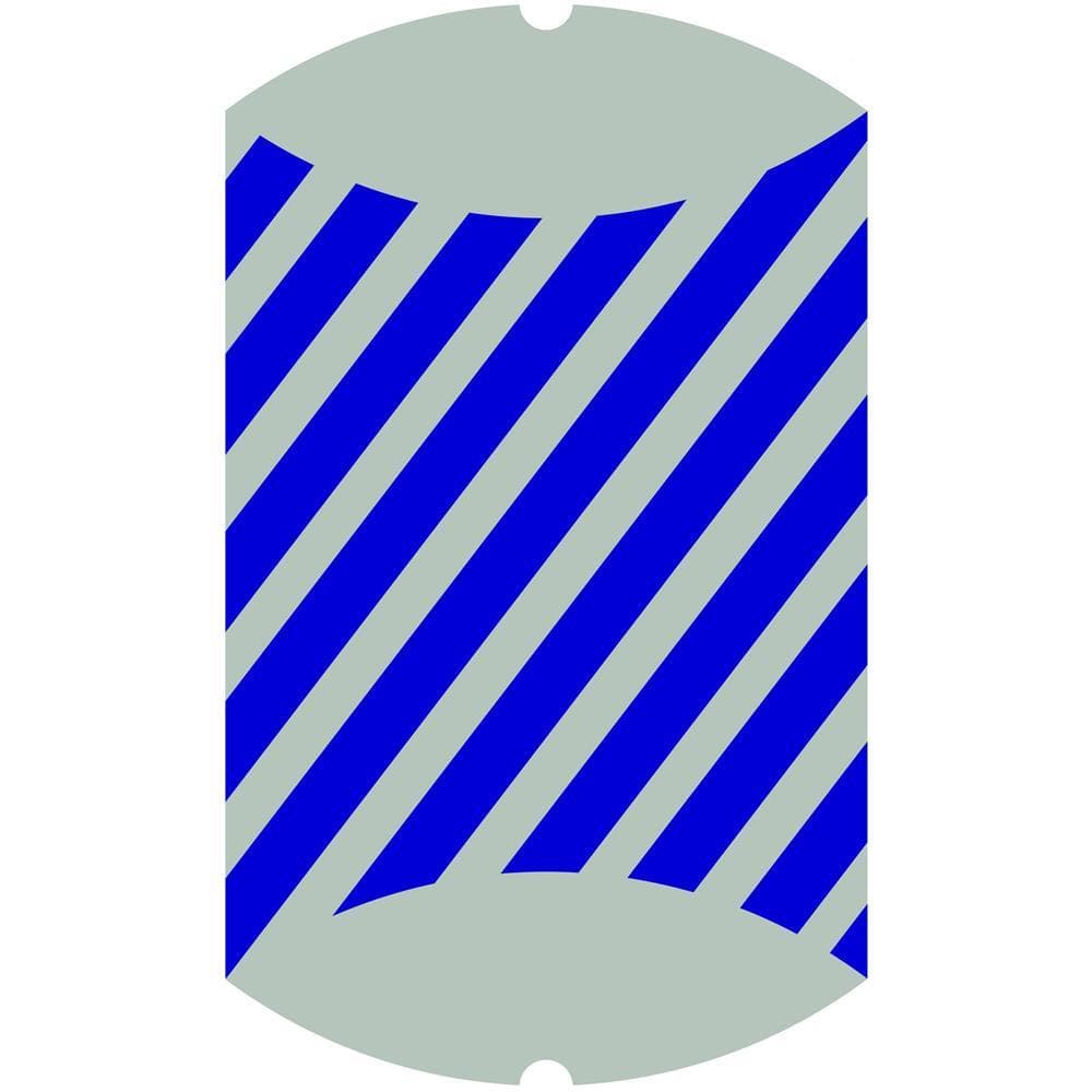 Blue and Silver Large Pillow Gift Wrap