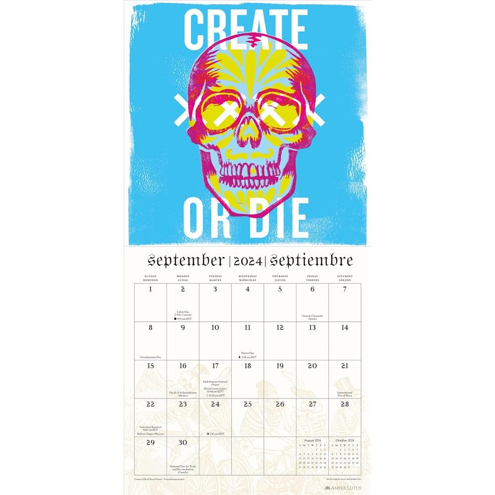 Day of the Dead 2024 Wall Calendar product image