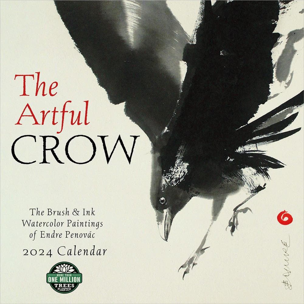 The Artful Crow 2024 Wall Calendar product image