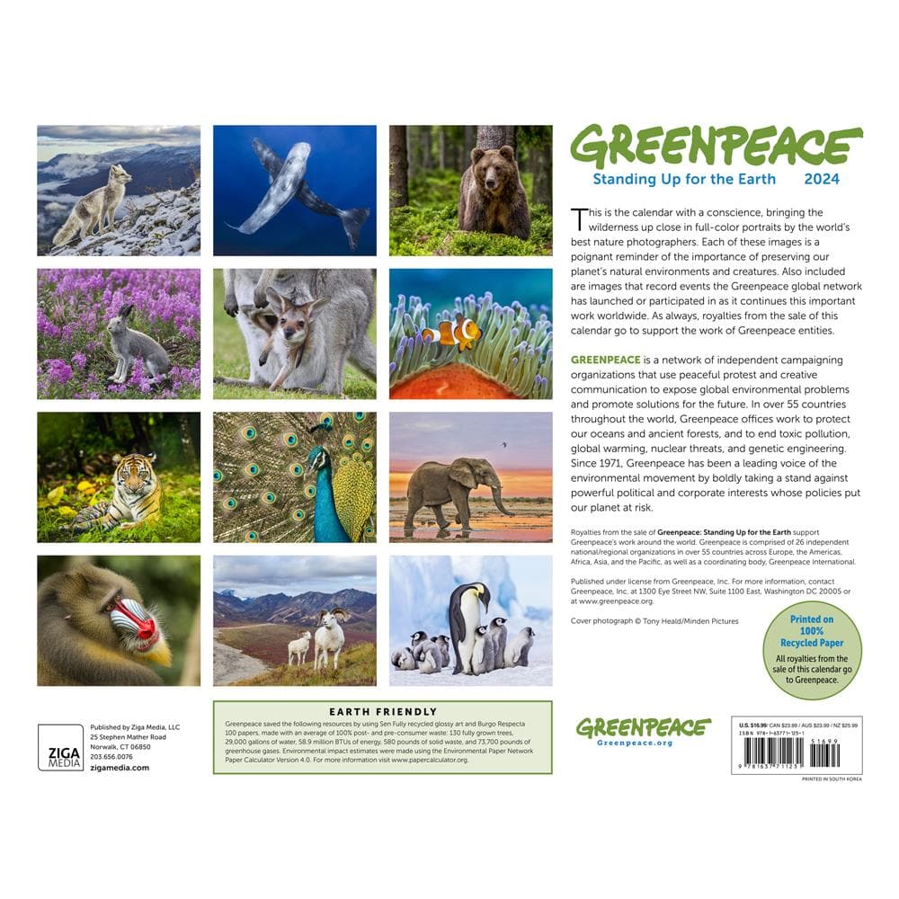 Greenpeace 2024 Wall Calendar product Image