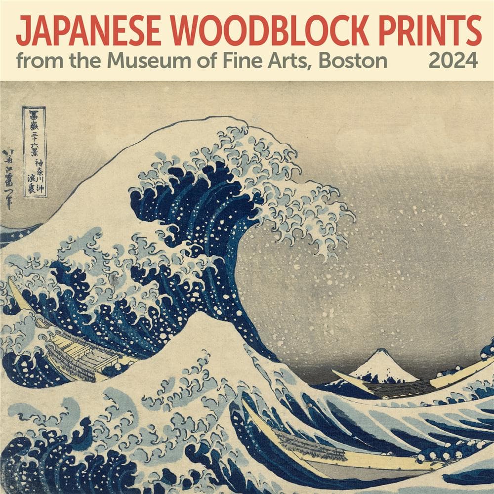 Japanese Woodblocks 2024 Wall Calendar product Image
