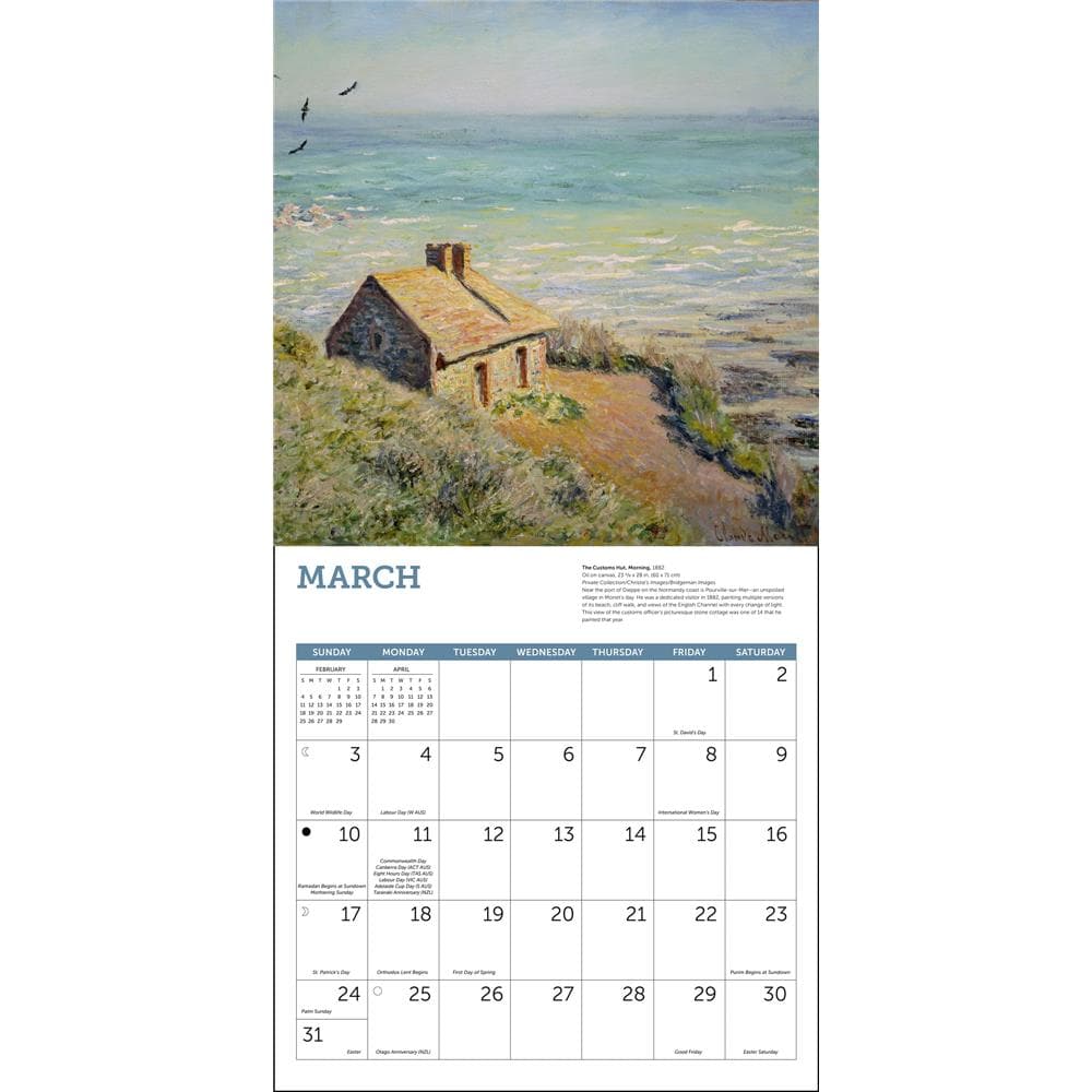 Monet At Sea 2024 Wall Calendar product Image