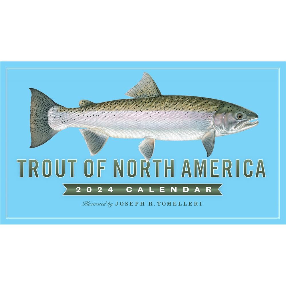 Trout of North America 2024 Wall Calendar product Image