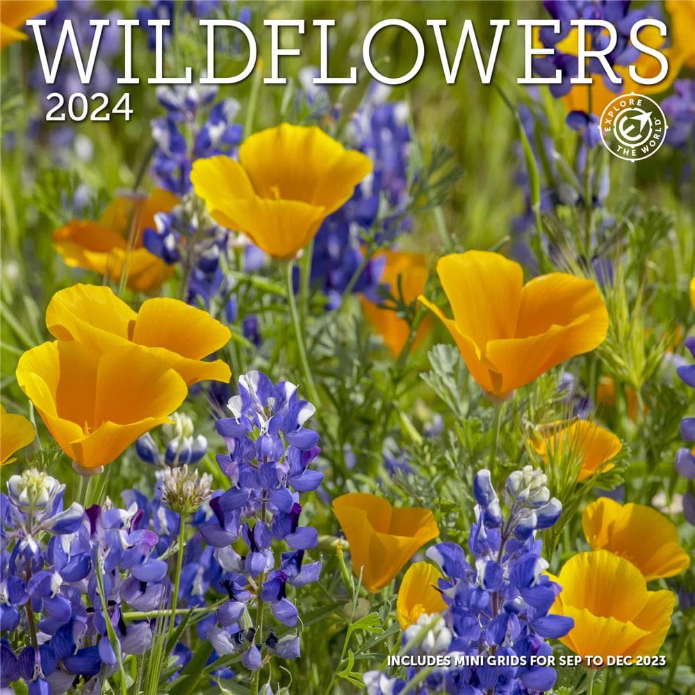 Wildflowers 2024 Wall Calendar product Image