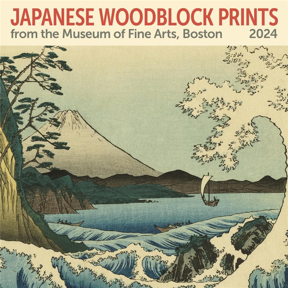 Japanese Woodblocks 2024 Mini Calendar product Image
