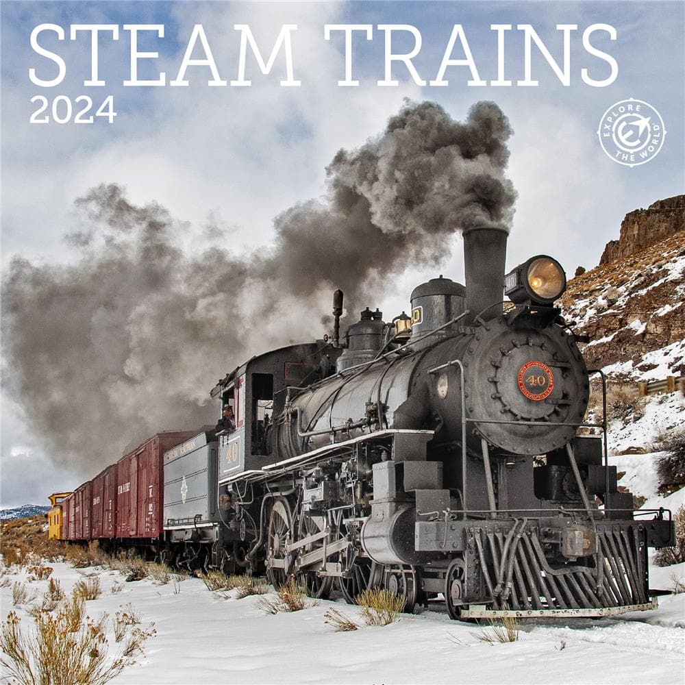Steam Trains 2024 Mini Calendar product Image