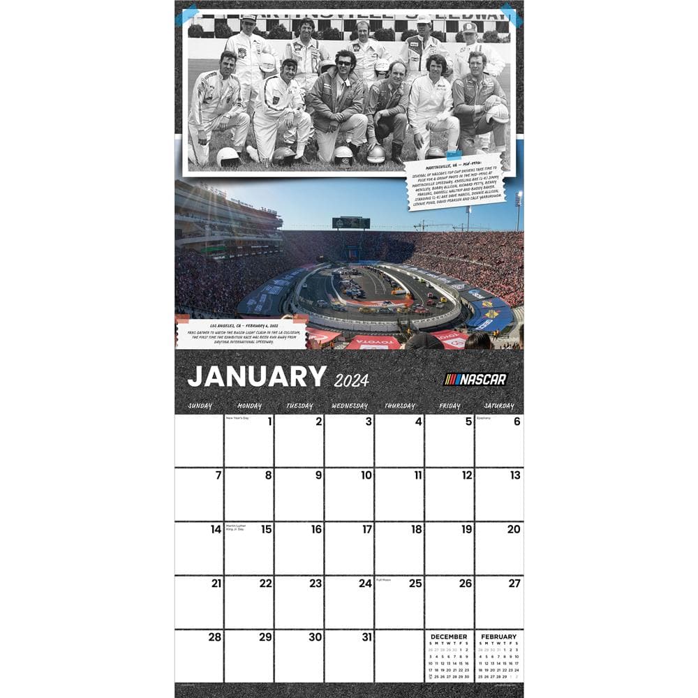 Nascar Heritage 2024 Wall Calendar product image
