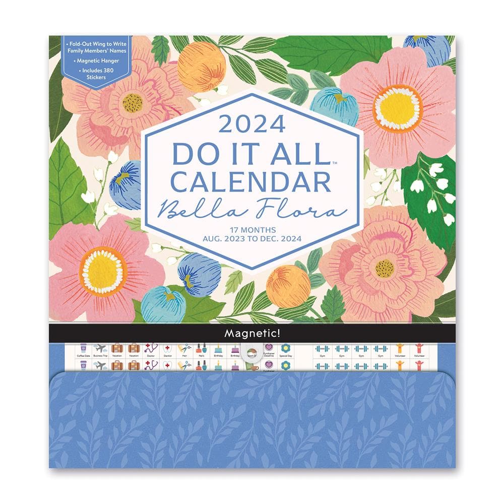 Bella Flora Do It All 2024 Wall Calendar product image