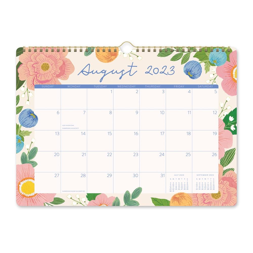Bella Flora 2024 Spiral Deluxe Wall Calendar product image