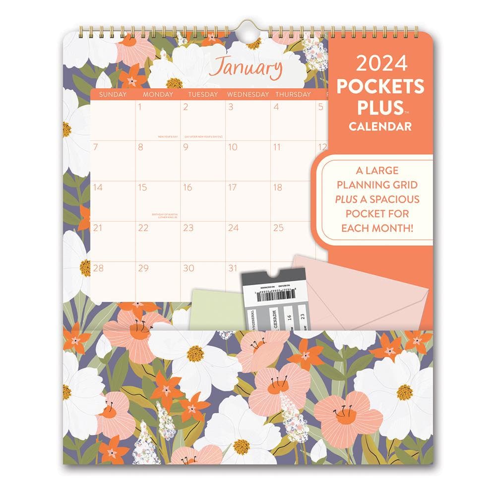 Secret Garden 2024 Pockets Plus Wall Calendar product image