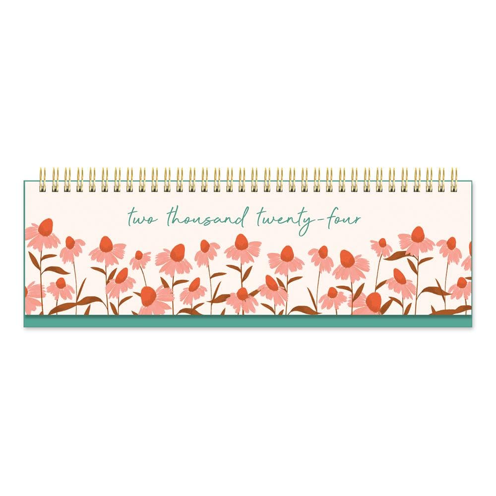 Flower Field 2024 Weekly Keyboard Easel Calendar product image