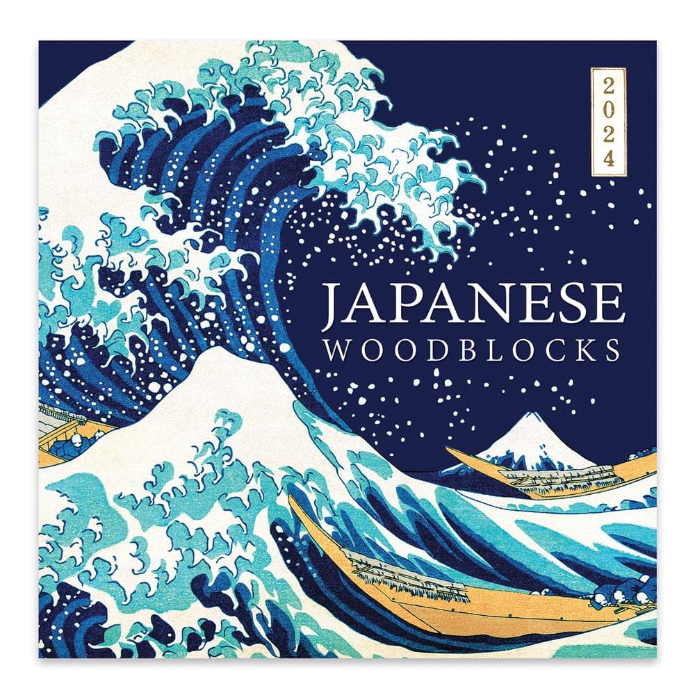 Japanese Woodblocks 2024 Wall Calendar - Online Exclusive product image