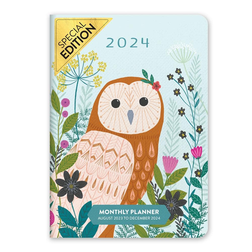 Garden Owl 2024 Exclusive Monthly Pocket Planner Calendar product image