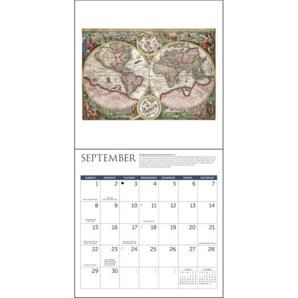 Antique Maps 2024 Wall Calendar product image