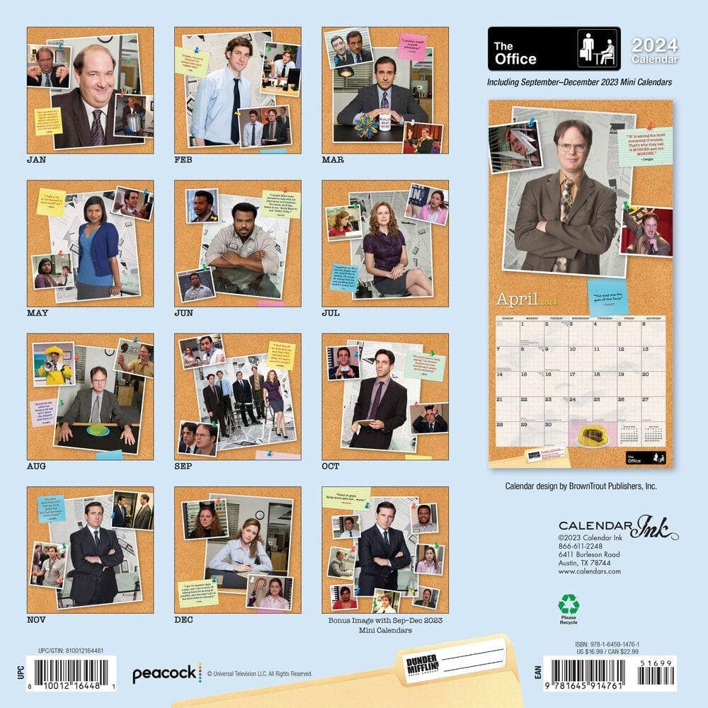 Office 2024 Wall Calendar product image