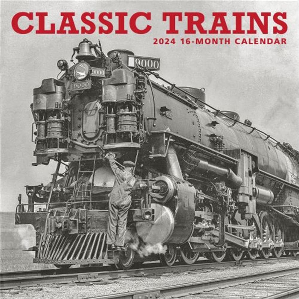 Trains Classic 2024 Wall Calendar product image