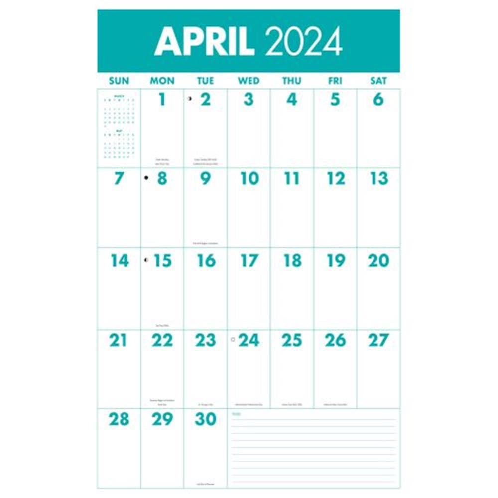 Mammoth Grid Oversized 2024 Wall Calendar product image