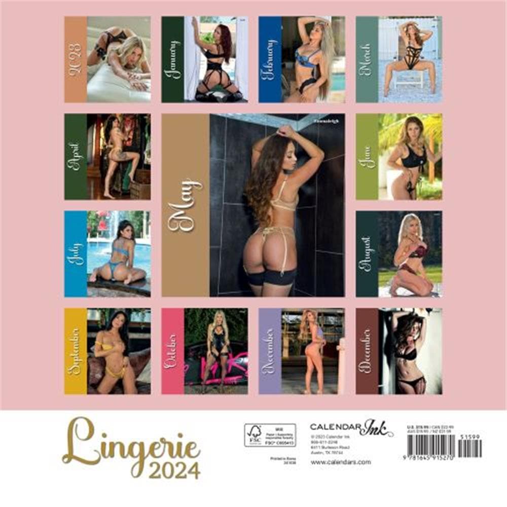 Lingerie 2024 Wall Calendar product image