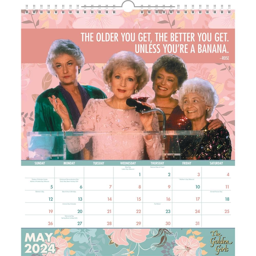 Golden Girls 2024 Special Edition Wall Calendar - Online Exclusive product image